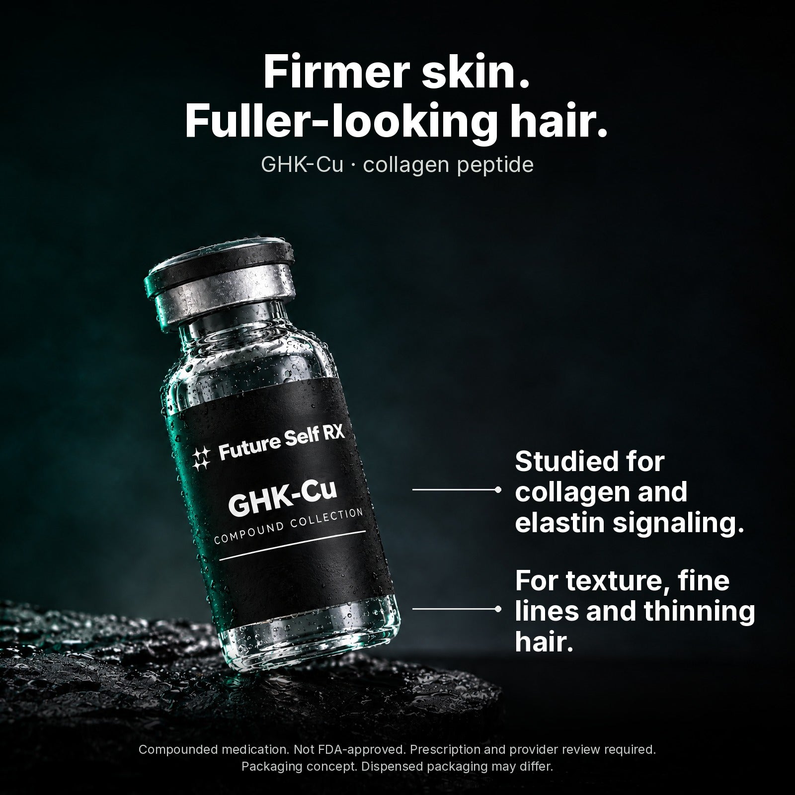 GHK-Cu — product information and GHK-Cu packaging concept from Future Self RX