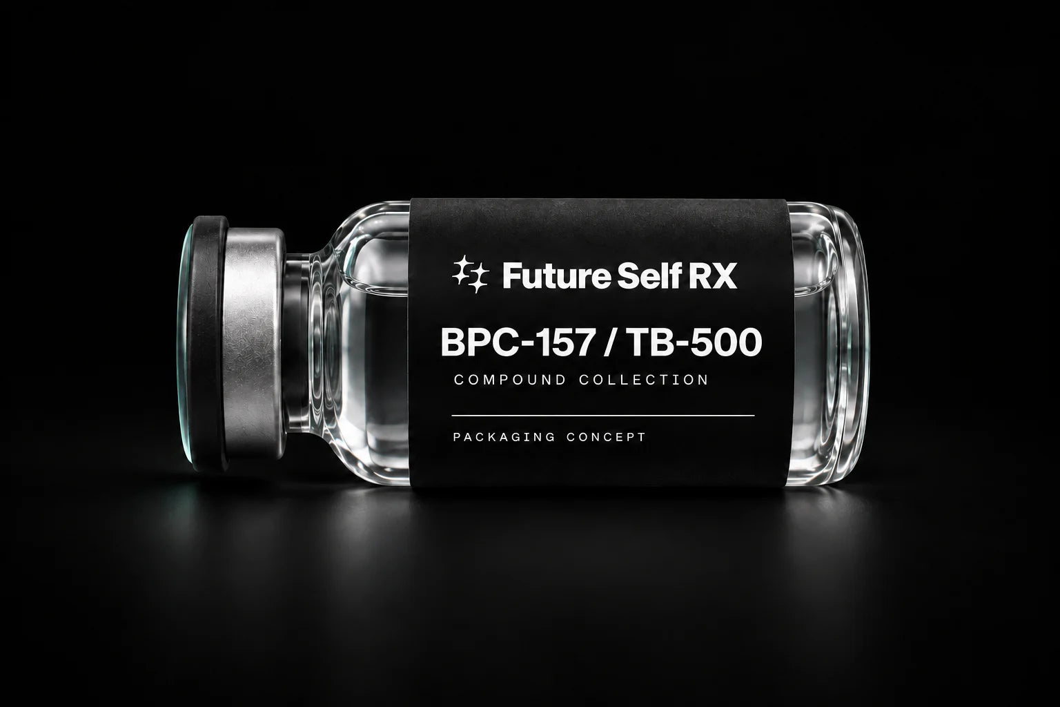 BPC-157 / TB-500 — Future Self RX packaging concept