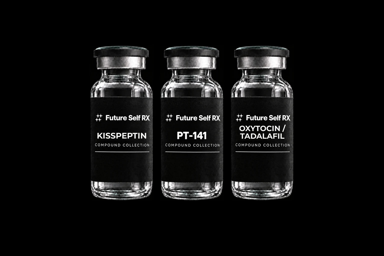 Desire & Connection Stack — Future Self RX packaging concept