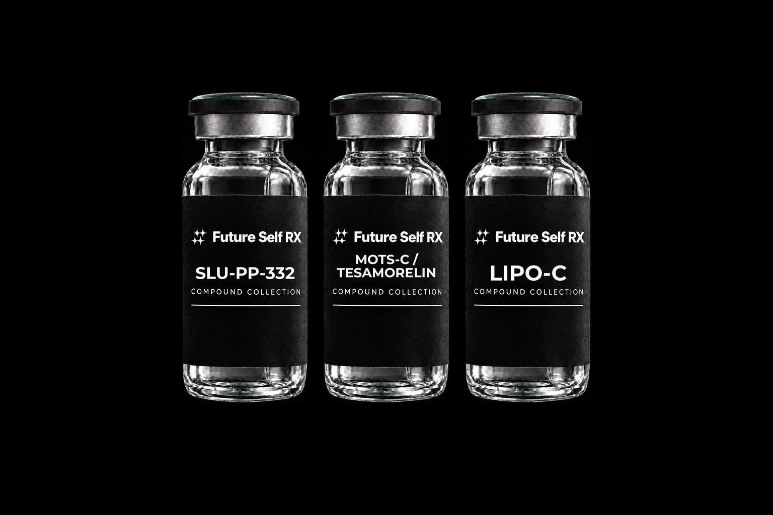 Sculpt & Define Stack — Future Self RX packaging concept